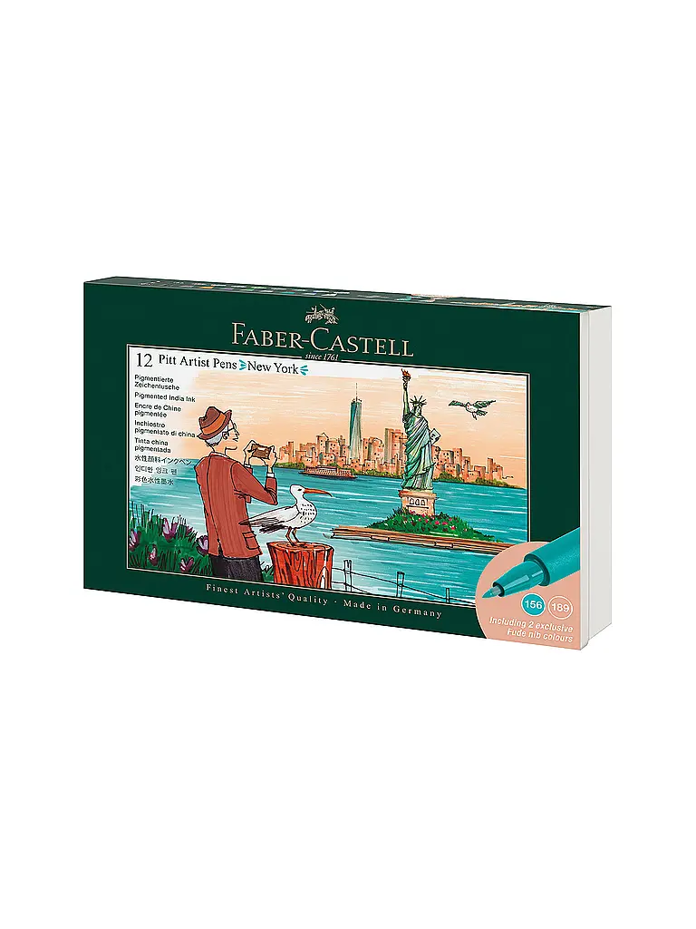 FABER-CASTELL | Tuschestift Set 12tlg. Pitt Artist Pen | 