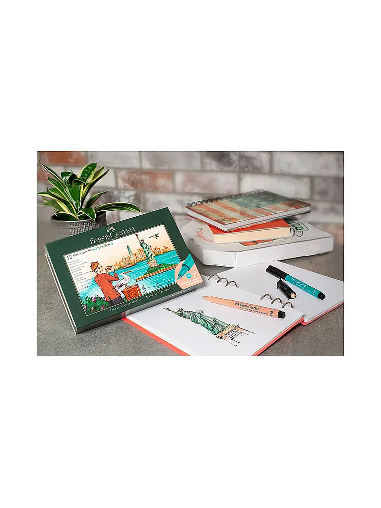 FABER-CASTELL | Tuschestift Set 12tlg. Pitt Artist Pen | 