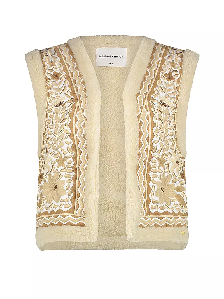 FABIENNE CHAPOT | Gilet in Felloptik JIMMY | beige