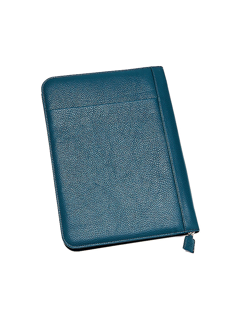 A4 Leder-Klemmbrett Octanium blau baby