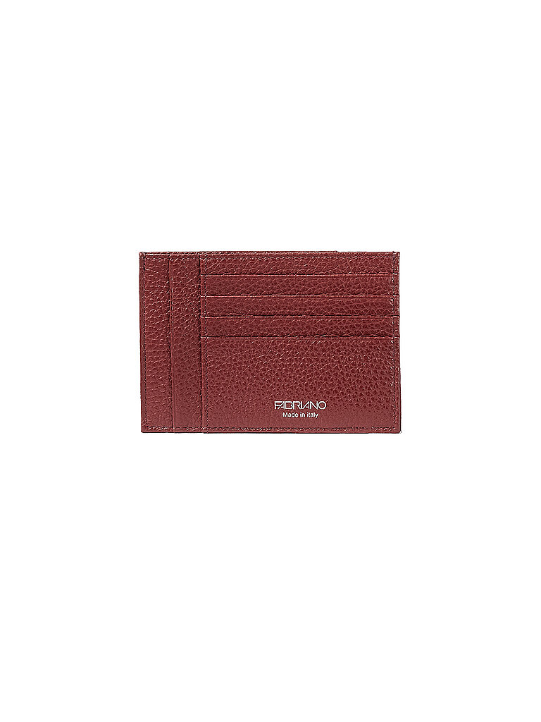 FABRIANO Kartenetui Bordeaux dunkelrot