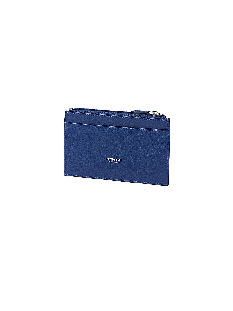 FABRIANO Kartenetui mit Reißverschluss Blue blau
