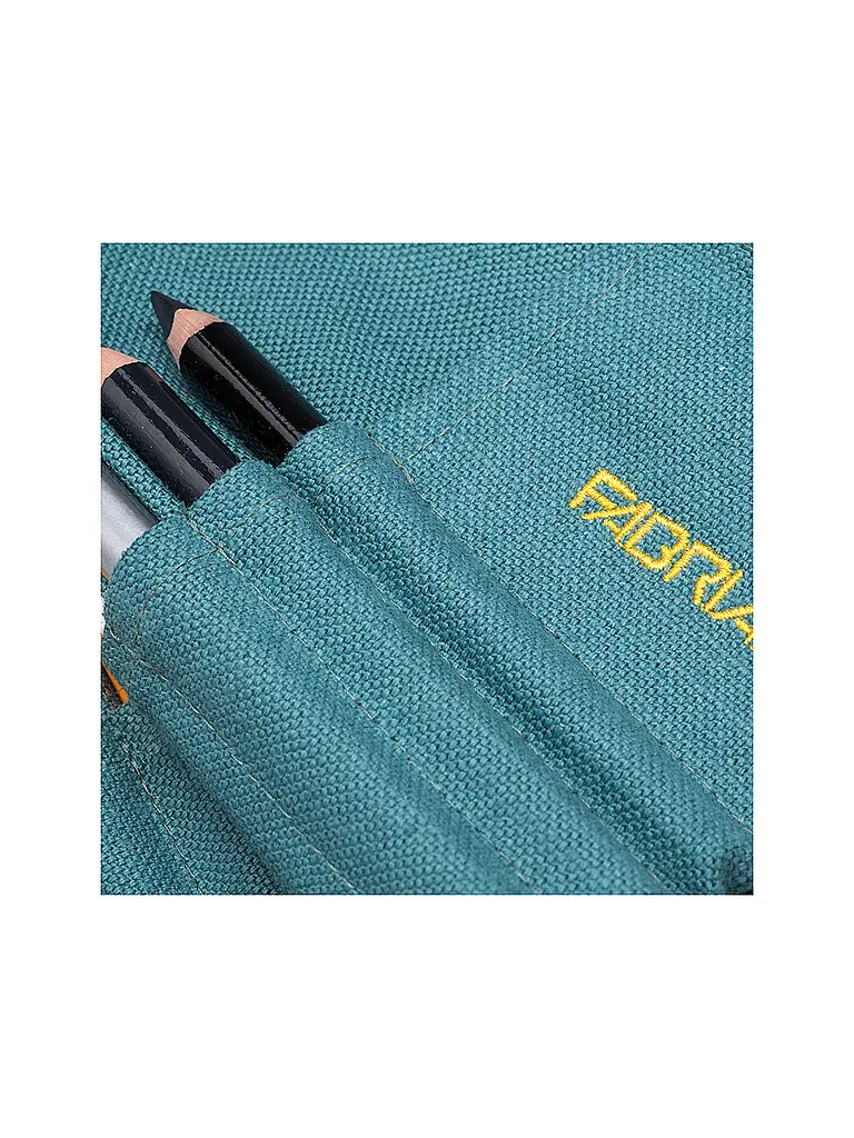 FABRIANO | Farbstiftrolle mit 24 Buntstiften Aquamarina | 