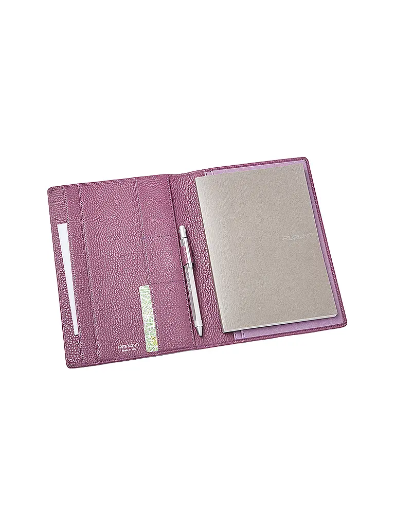 FABRIANO | Lederpolsterhalter A5 Purple | 