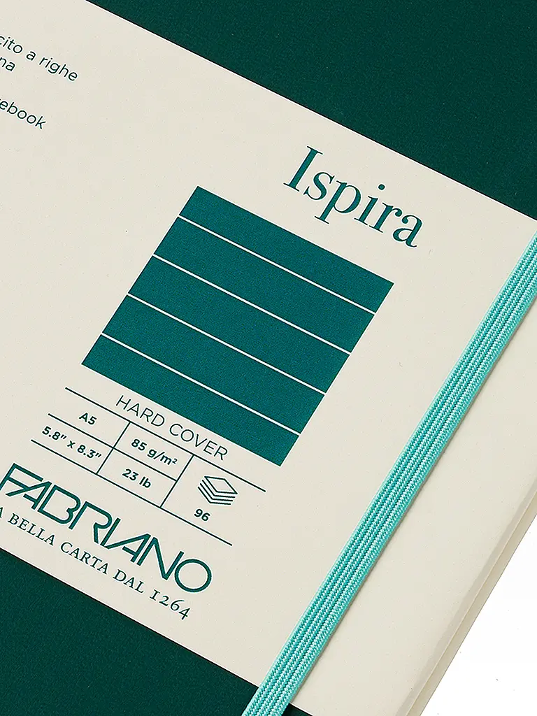 FABRIANO | Notizbuch ISPIRA A5 liniert Green | 