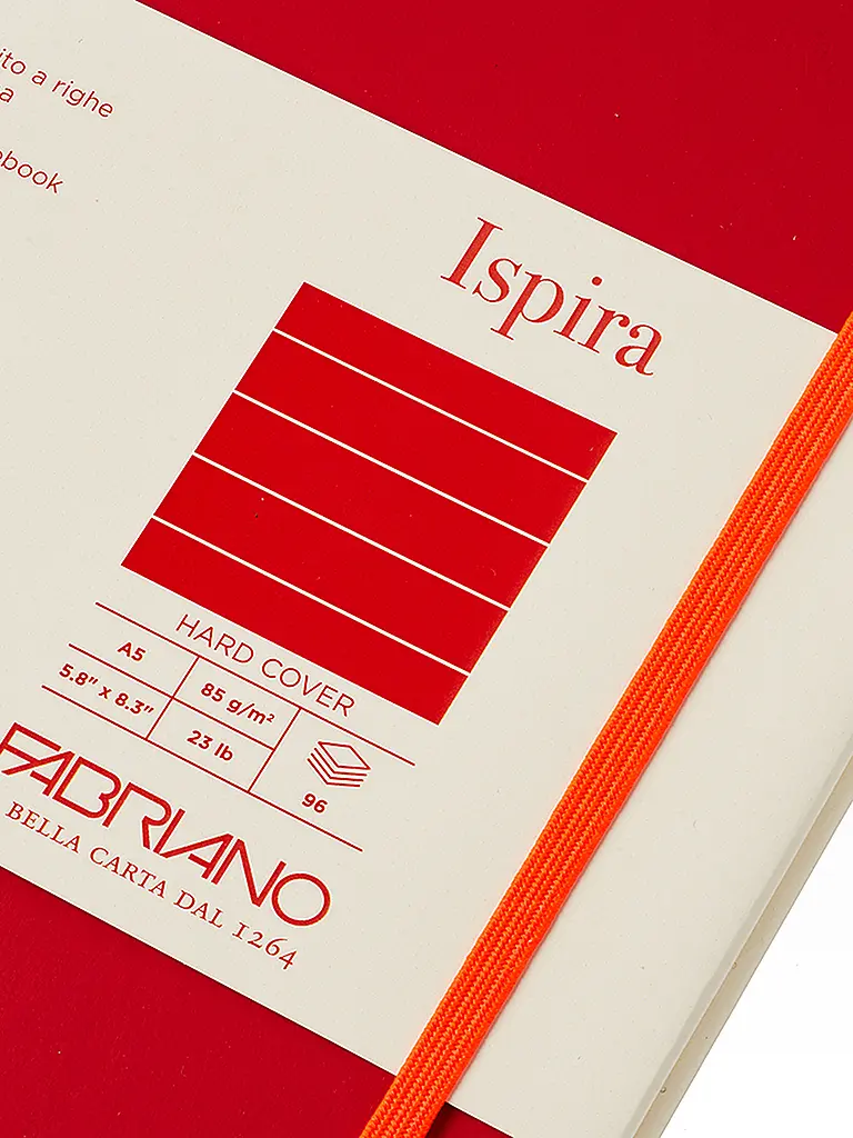 FABRIANO | Notizbuch ISPIRA A5 liniert Red | 