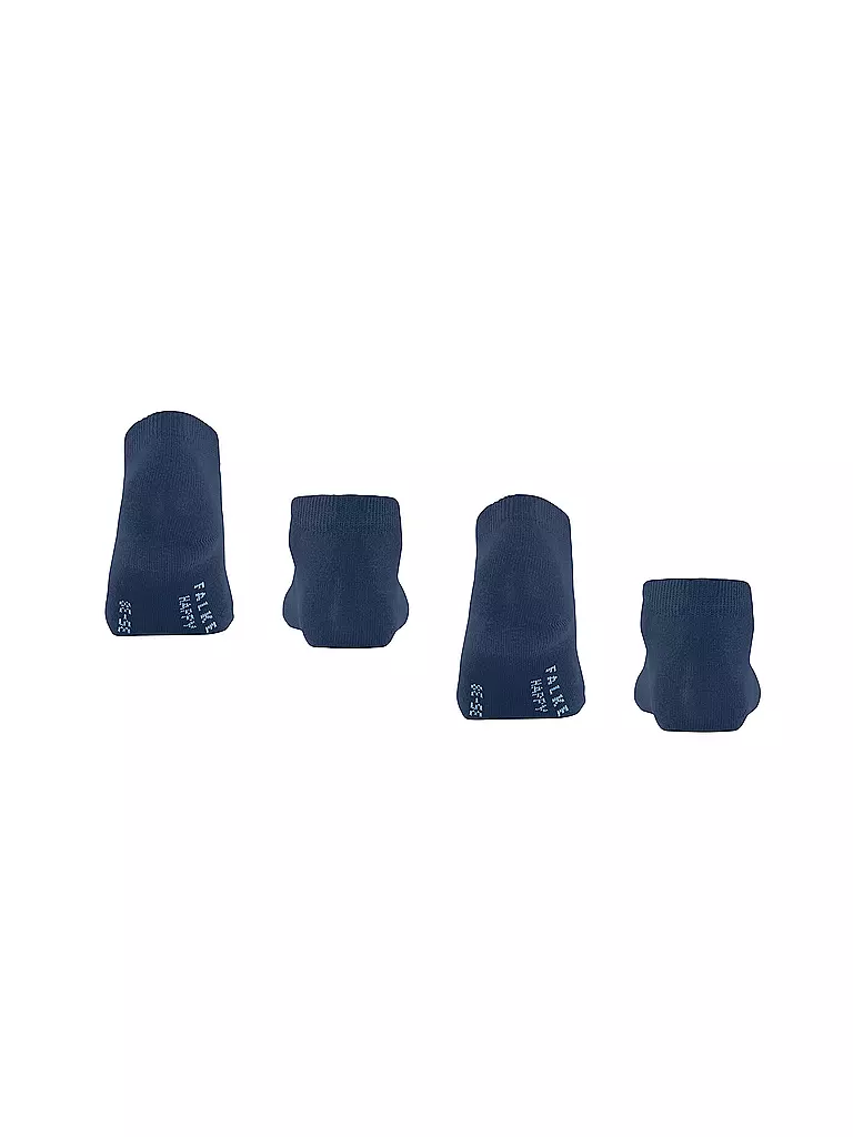 FALKE |  Sneakersocken Happy 2er Pkg Royal Blue | schwarz