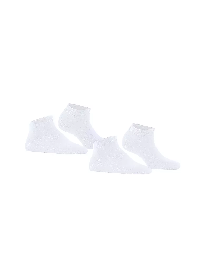 FALKE |  Sneakersocken Happy 2er Pkg Weiss | blau
