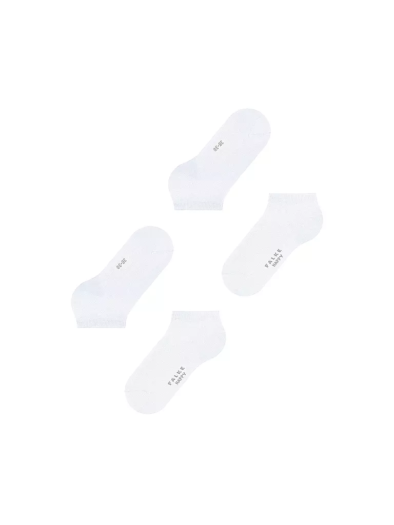 FALKE |  Sneakersocken Happy 2er Pkg Weiss | blau