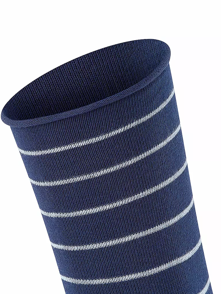 FALKE |  Sneakersocken Happy Stripe 2er Pkg royal blue | schwarz