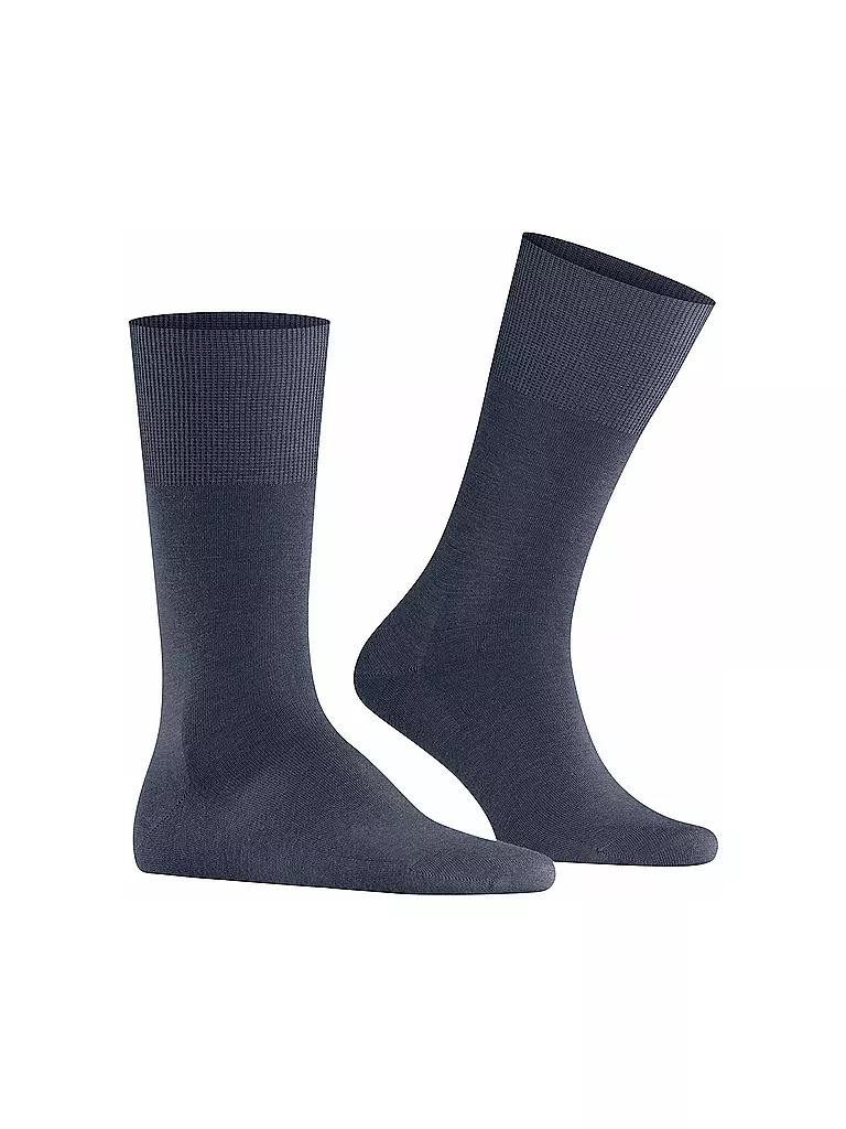 FALKE |  Socken dark blue melange | olive
