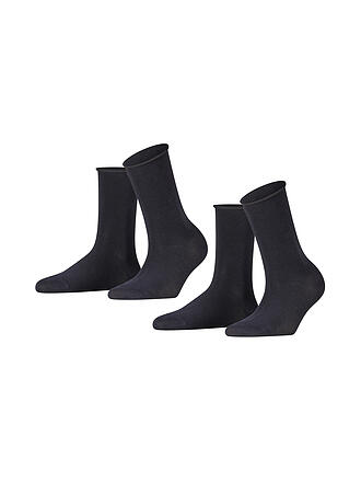 FALKE | Happy Socken 2er Pkg dark navy