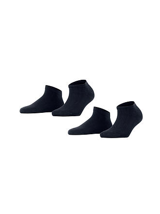 FALKE | Sneakersocken Happy 2er Pkg dark navy