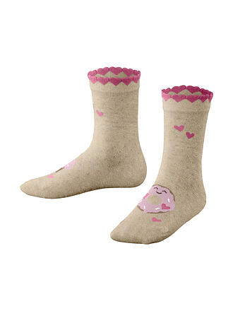 FALKE | Mädchen Socken CUTE PASTRIES Sand Mel 