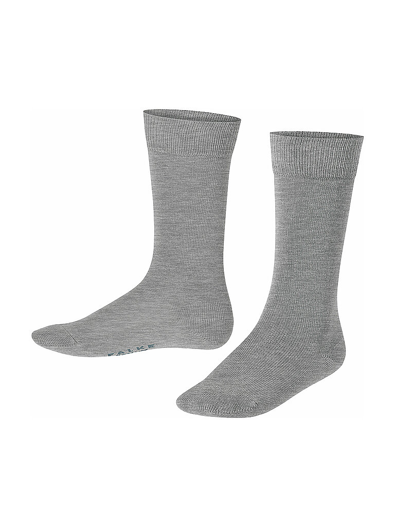 FALKE Kinder Stutzen grau | 27-30