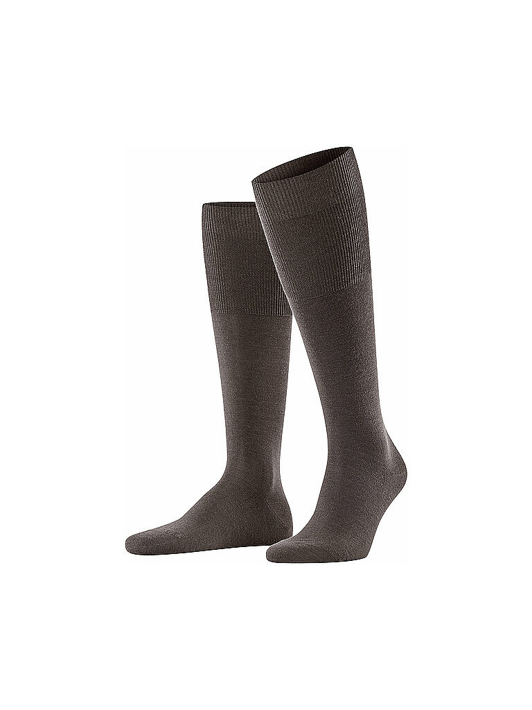 FALKE Herren Kniestrümpfe Airport braun | 43/44