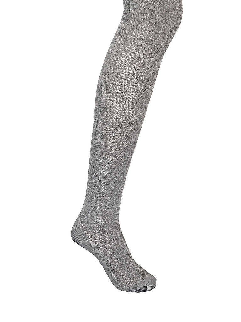 FALKE Strickstrumpfhose ESTATE hematite hellgrau | 38-40