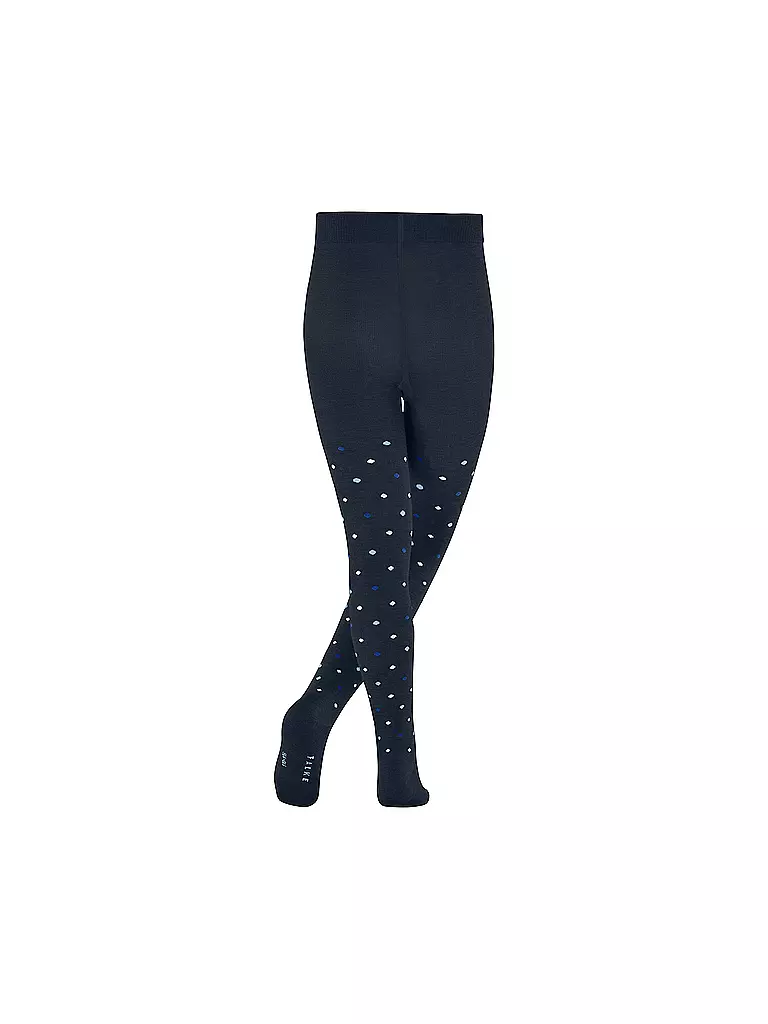 FALKE | Baby Mädchen Strumpfhose MULTIDOT space blue | hellgrau