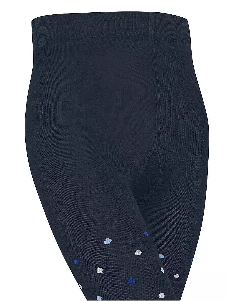FALKE | Baby Mädchen Strumpfhose MULTIDOT space blue | hellgrau