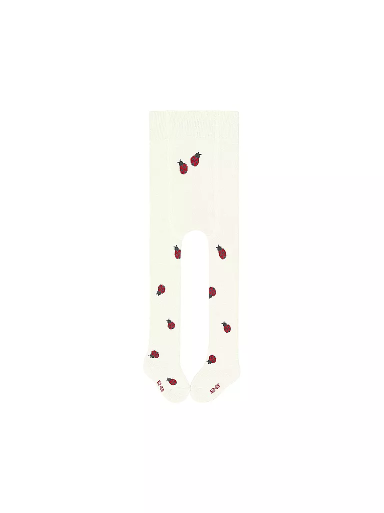 FALKE | Baby Mädchen Thermostrumpfhose CUTE LADYBUG off-white | creme
