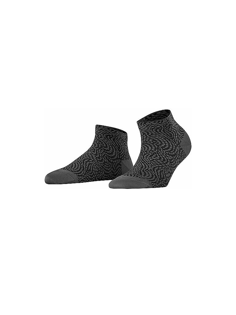 FALKE | Damen Sneakersocken Aesthetic Wave Flanell | grau