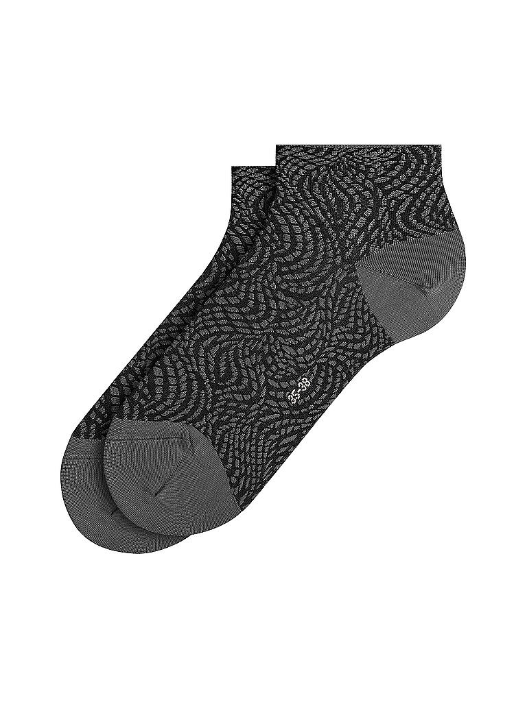 FALKE | Damen Sneakersocken Aesthetic Wave Flanell | grau