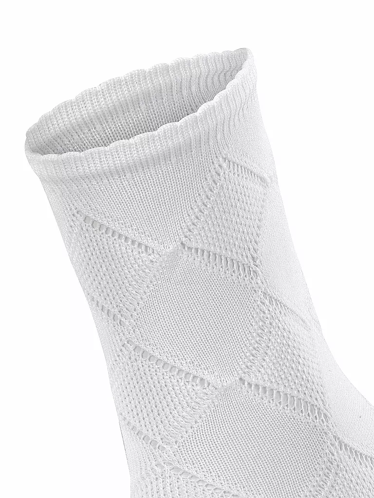 FALKE | Damen Socken Argyle Corrosion Weiss | weiß