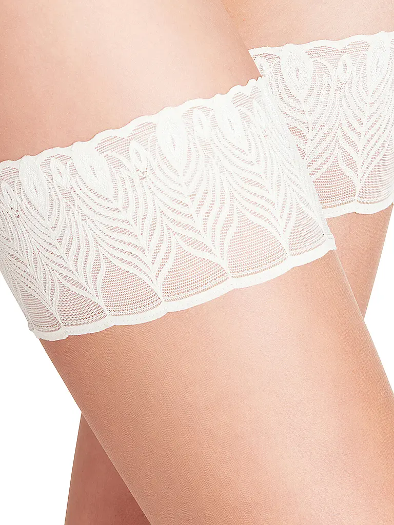 FALKE | Feinstrümpfe LUNELLE 8 DEN pow / champ | Beige