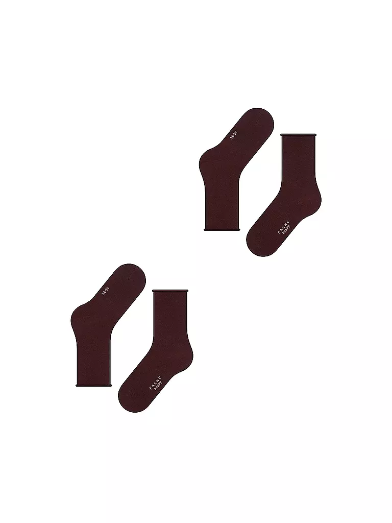FALKE | Happy  Socken 2er Pkg barolo | blau