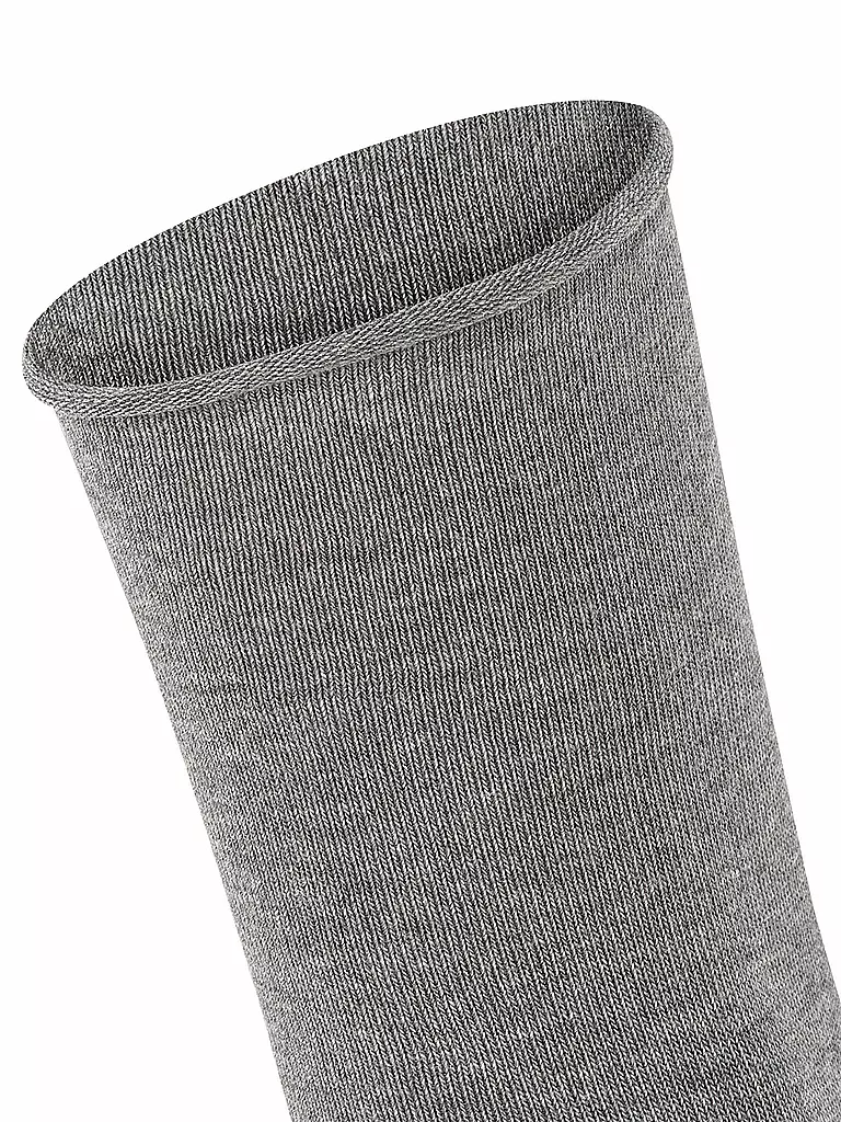 FALKE | Happy Socken 2er Pkg light grey mel. | grau