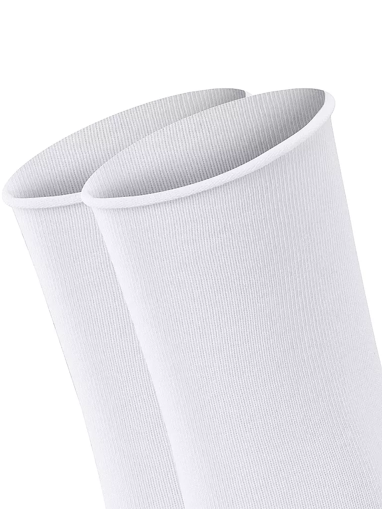 FALKE | Happy Socken 2er Pkg white | weiss