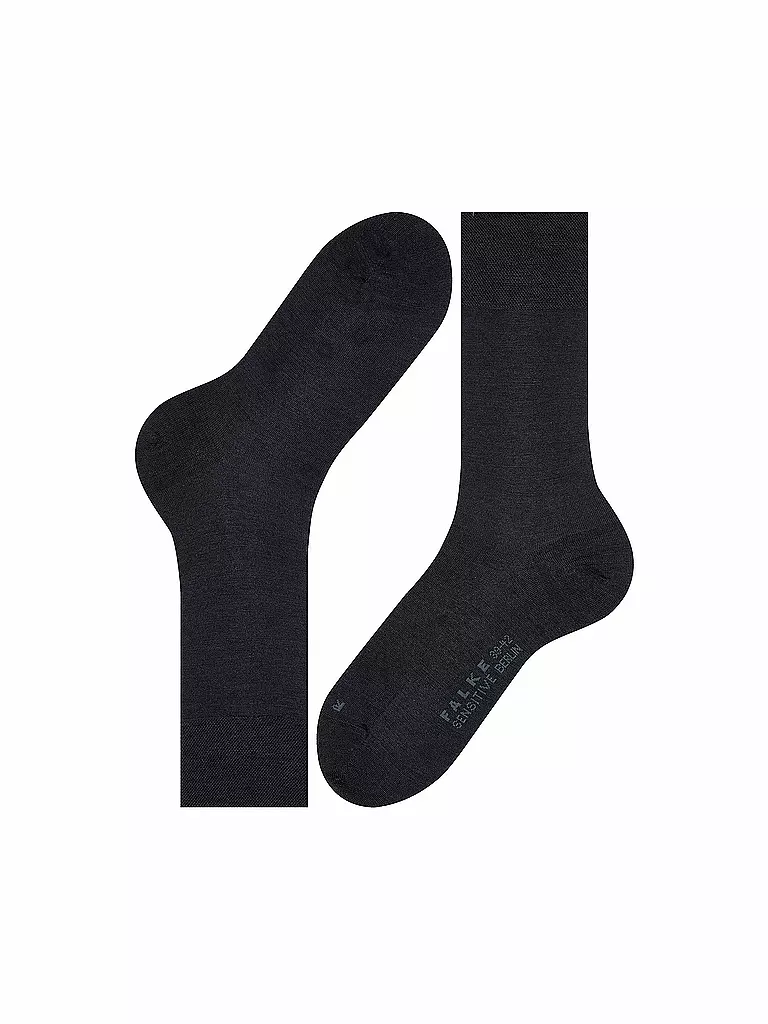 FALKE | Herren Socken Sensitive Berlin dark navy | schwarz