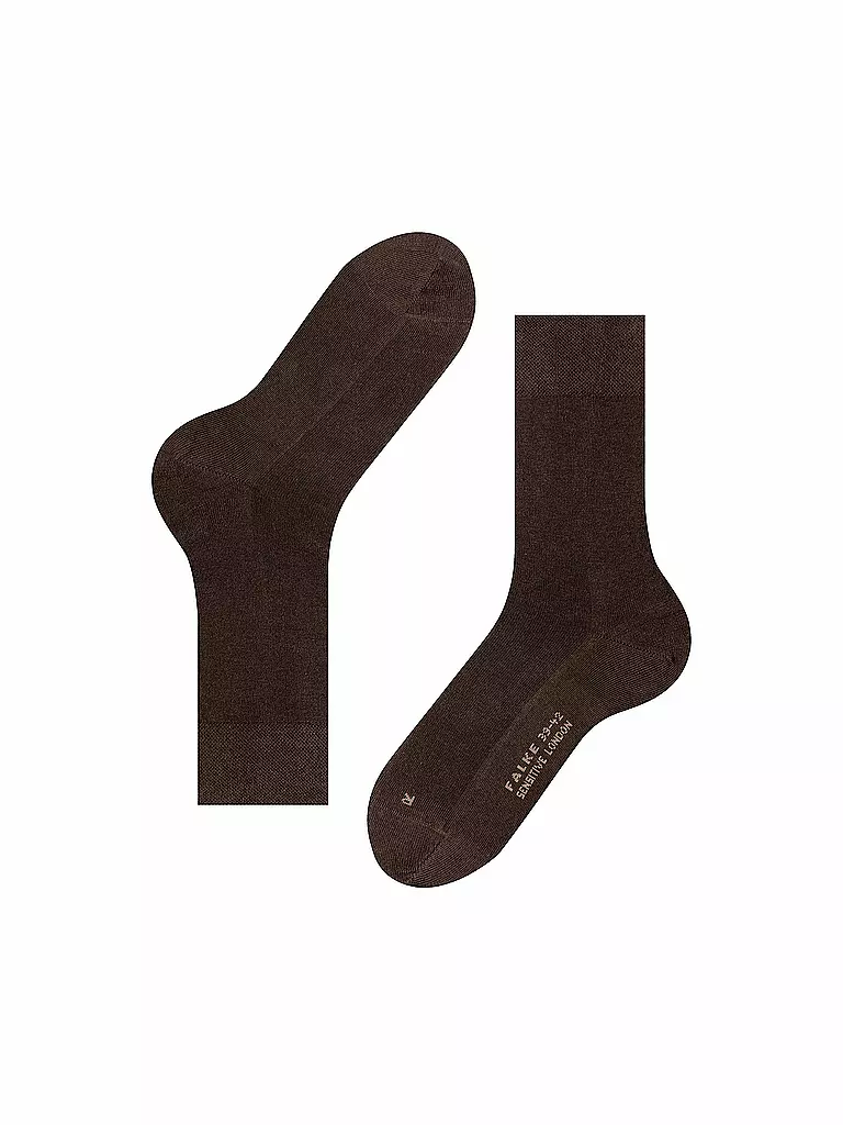 FALKE | Herren Socken Sensitive London brown | dunkelgrün