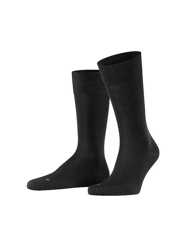 FALKE | Herren Socken Sensitive Malaga black | schwarz