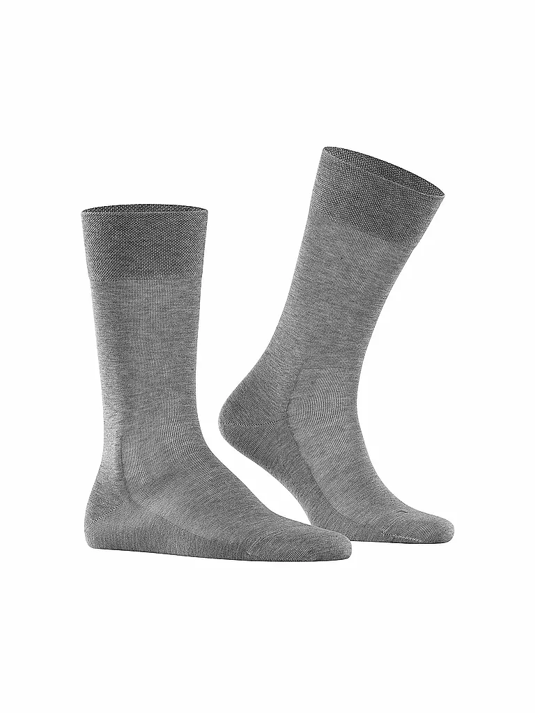 FALKE | Herren Socken Sensitive Malaga steel mel | beige