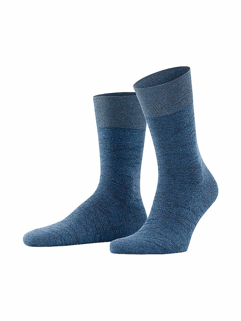 FALKE | Herren Socken Sensitive Plant Soft Mingblue | blau