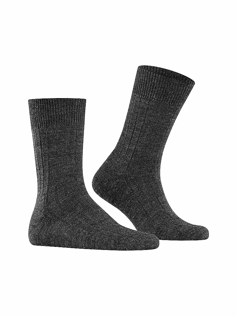 FALKE | Herren Socken Teppich im Schuh antrachite mel. | dunkelgrün