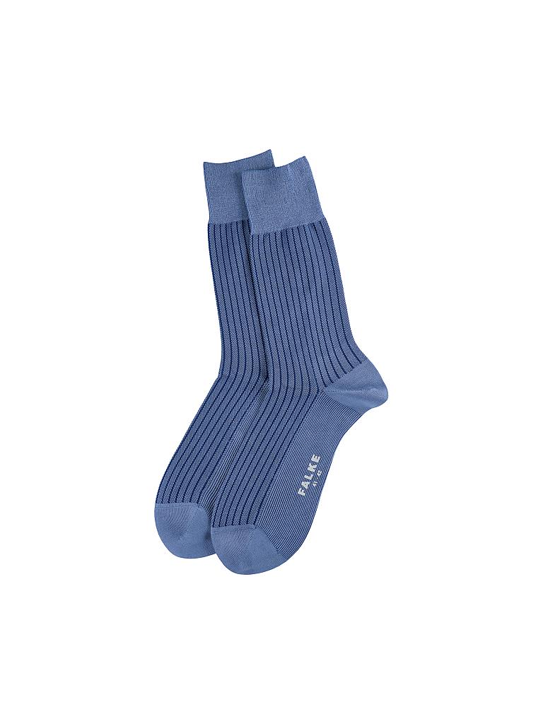 FALKE | Herren-Socken "Oxford Stripe" (Dusty Blue) | blau