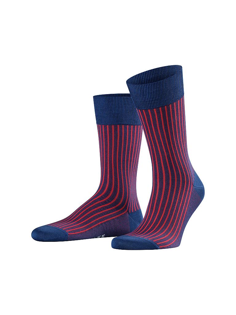 FALKE | Herren-Socken "Oxford Stripe" (Ink) | blau