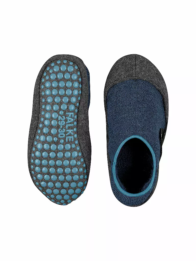 FALKE | Jungen ABS Slipper Socken Cosy darkblue | blau
