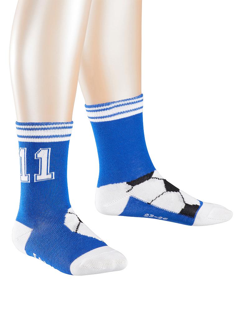 FALKE | Jungen-Socken "Soccer" | blau