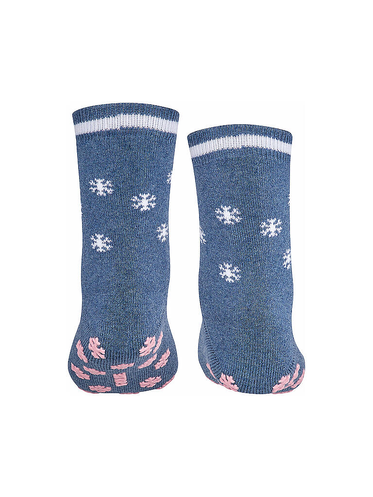 FALKE | Kinder ABS Socken Snowman | blau