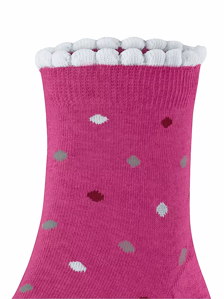 FALKE | Kinder Mädchen Socken Multidot gloss | grau