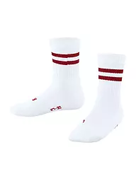FALKE | Kinder Socken DYNAMIC white / green | weiss
