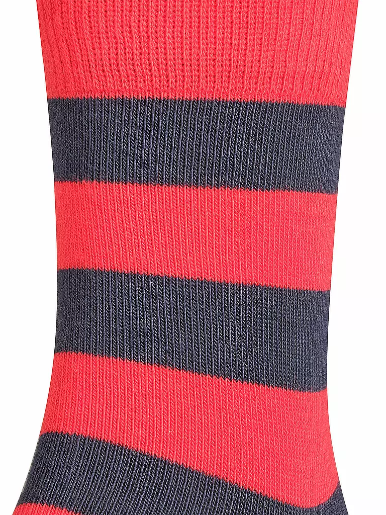 FALKE | Kinder Socken Happy Stripe 2er Pkg marine | schwarz