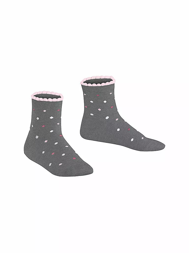 FALKE | Kinder Socken MULTIDOT light beige | rot