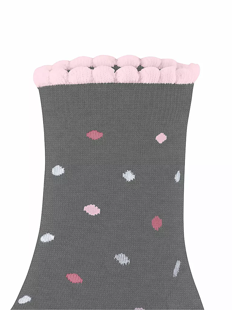 FALKE | Kinder Socken MULTIDOT light beige | rot
