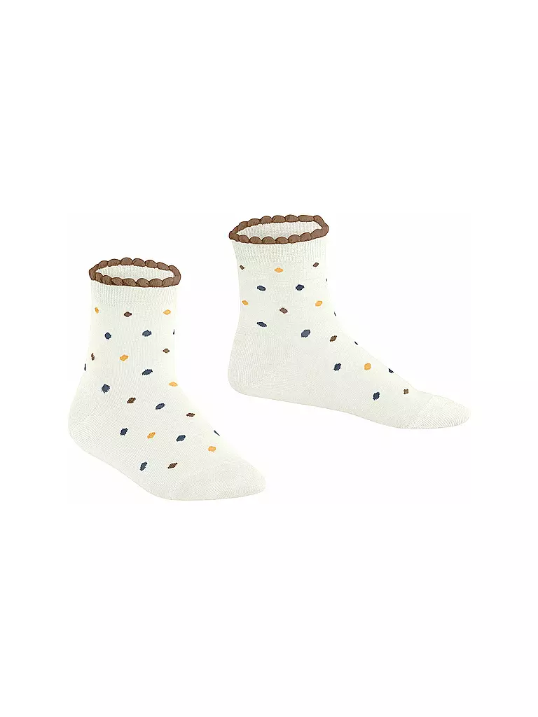 FALKE | Kinder Socken MULTIDOT off-white | pink