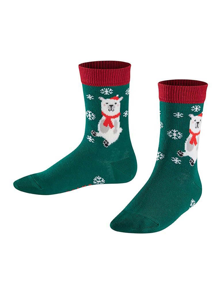 FALKE | Kinder-Socken "Polar Bear" | grün