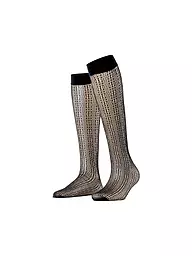 FALKE | Kniestrümpfe CROSSROADS artichoke | schwarz